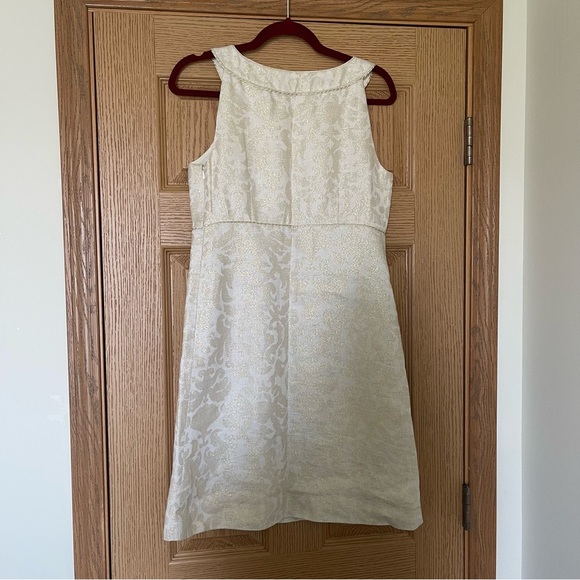 Lilly Pulitzer Cream & Gold Dress - Picture 2 of 6